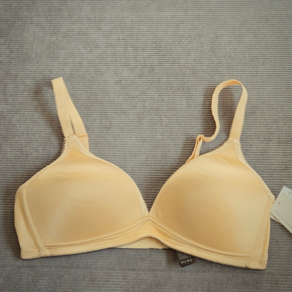 Dominique Sara 5400 Bra Women 34C Latte NWD Seamless Wire-Free Everyday Comfort
